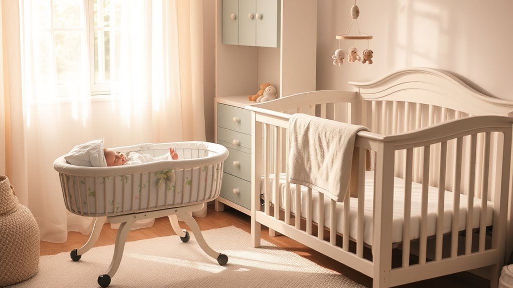 transitioning baby to crib