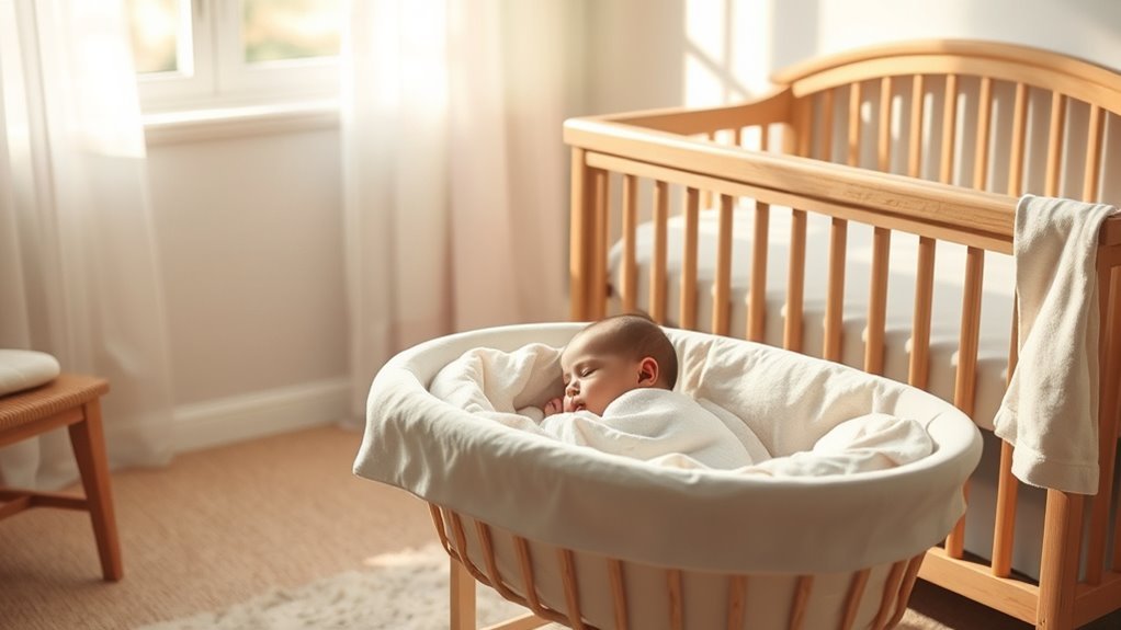transitioning baby to crib