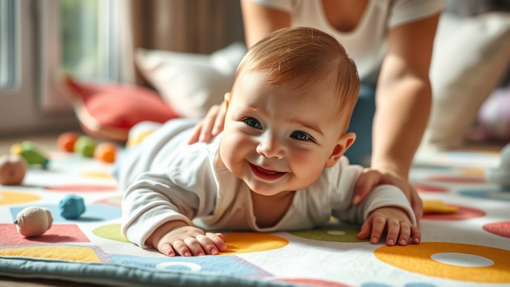 tummy time promotes muscle development
