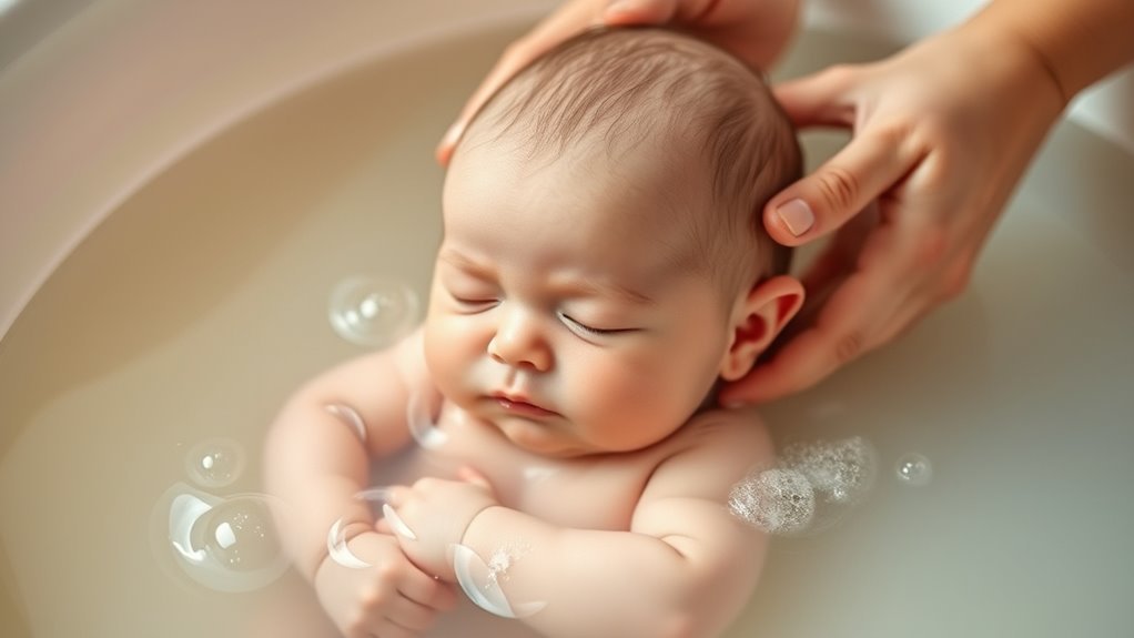 weekly baths for infants