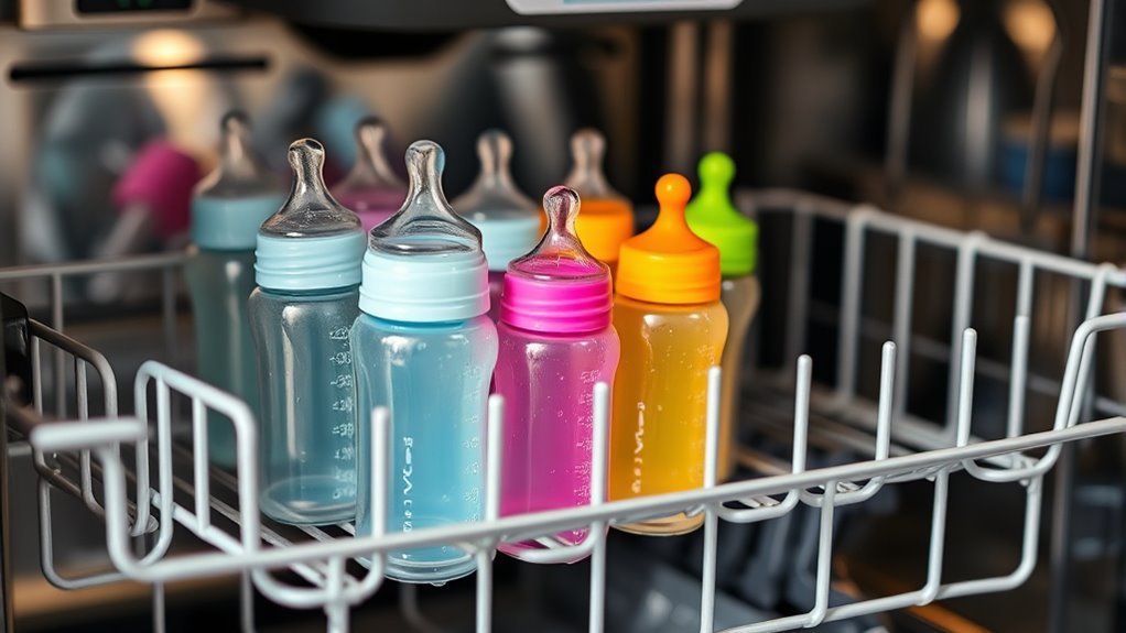 yes dishwasher safe bottles