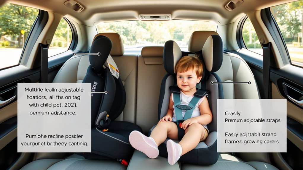 adjustable safe comfortable seating