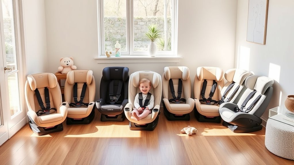 top adjustable toddler car seats