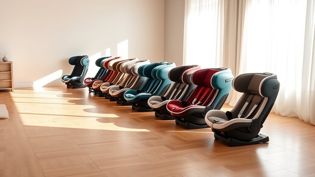 top rotating baby seats