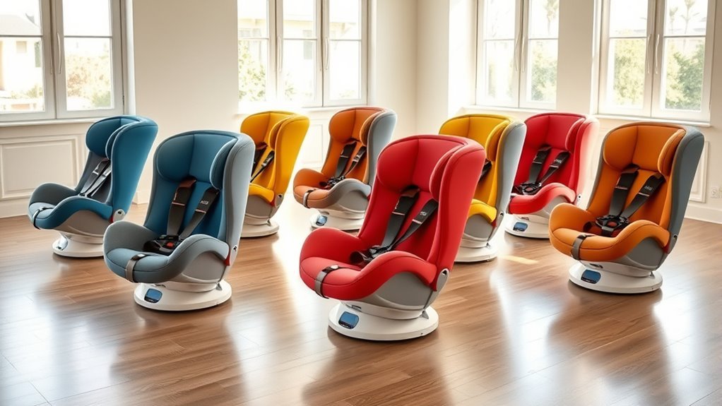 top swivel baby car seats