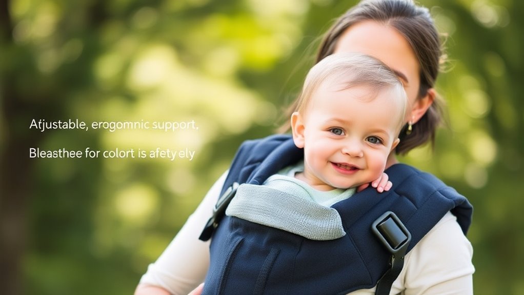 adjustable breathable versatile carriers