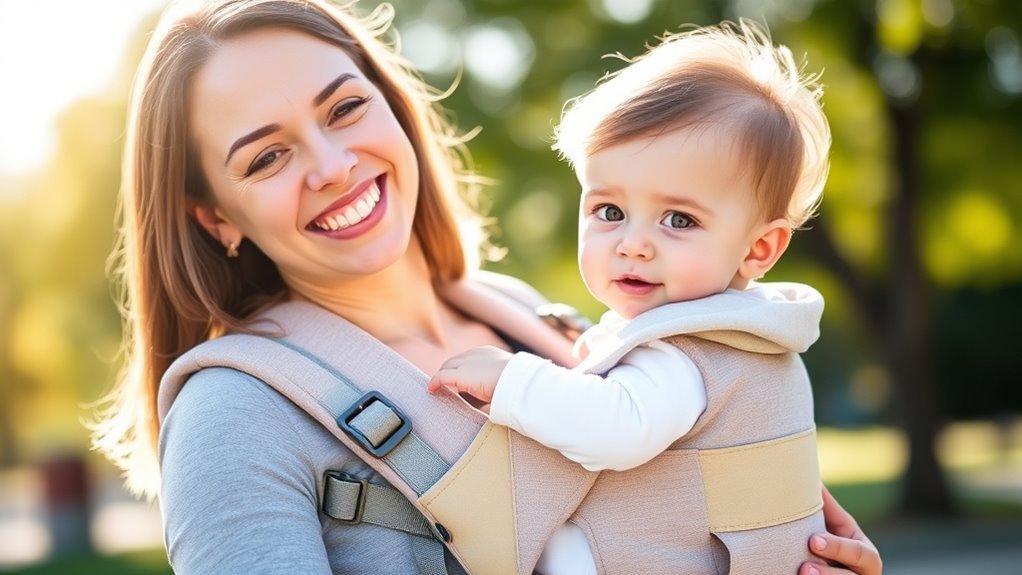 adjustable ergonomic breathable carriers