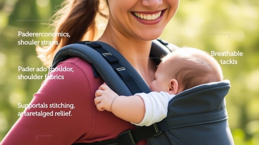 adjustable supportive breathable carriers
