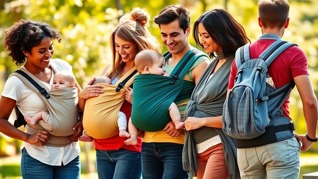 comfortable adjustable baby carrier