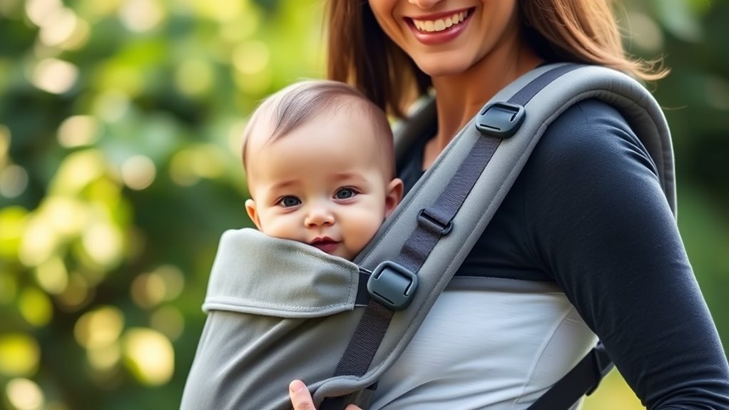 comfortable adjustable baby carrier