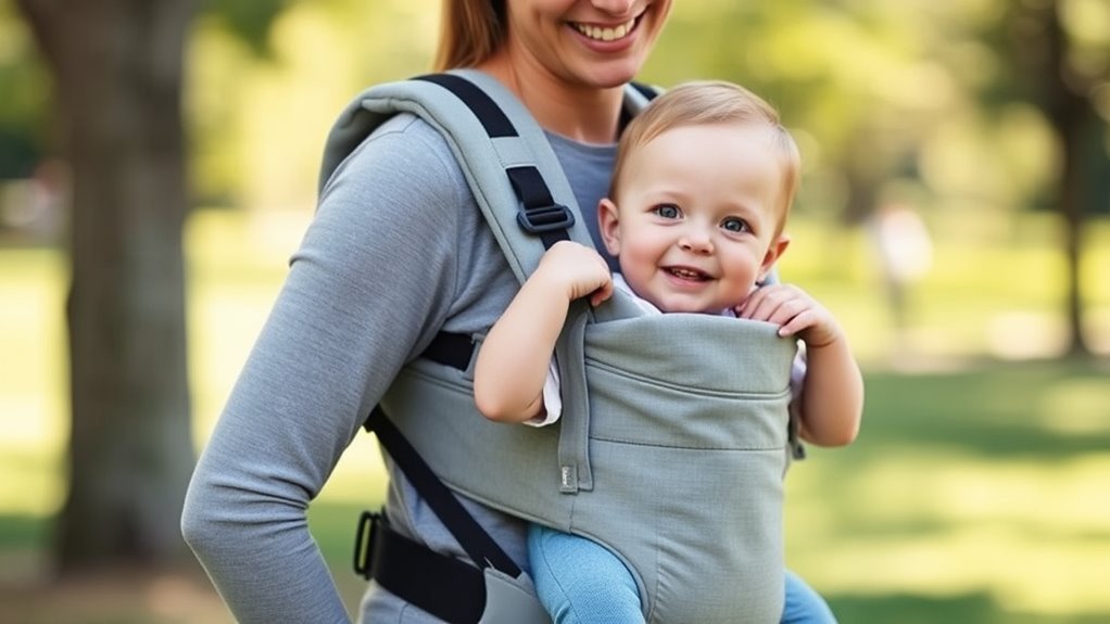 comfortable adjustable baby carrier