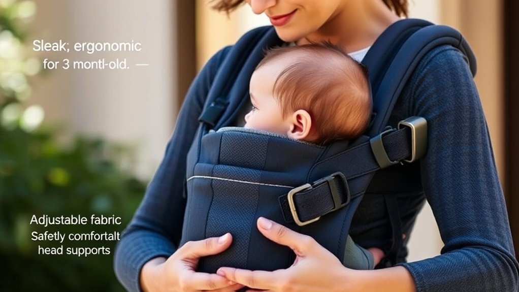 comfortable adjustable baby carrier