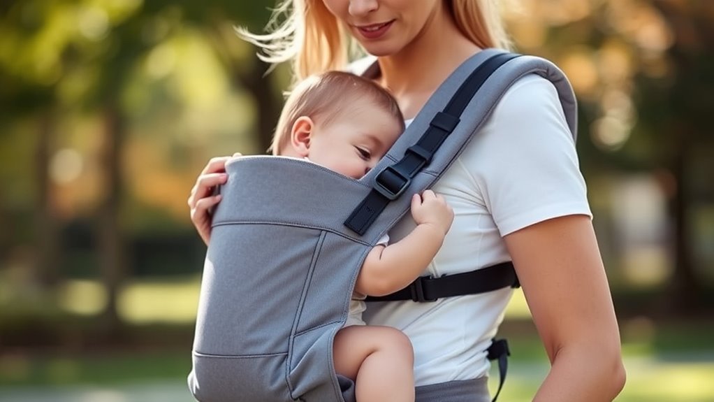 comfortable adjustable breathable carrier