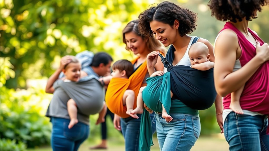 comfortable adjustable breathable carrier