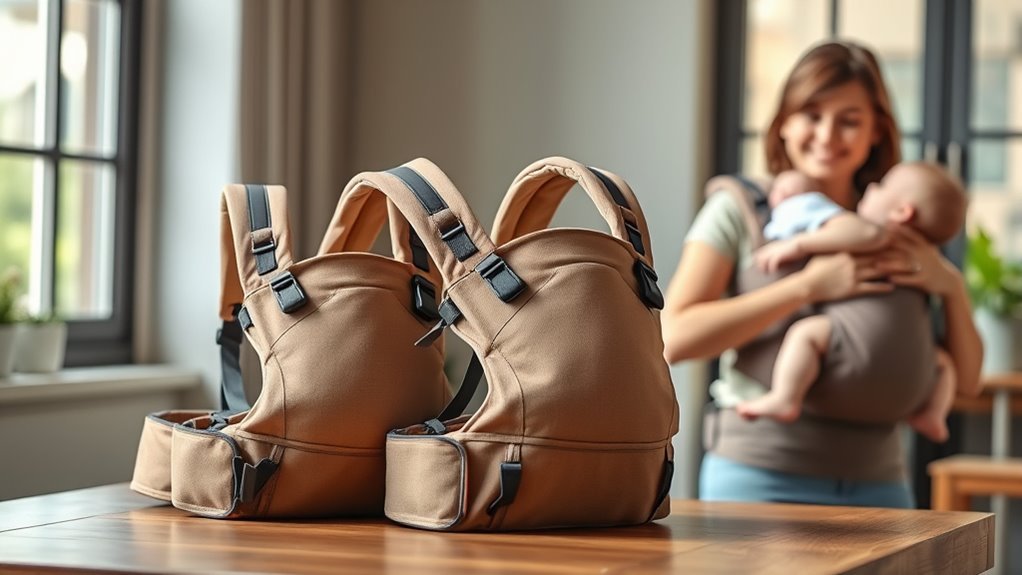 comfortable adjustable breathable carrier