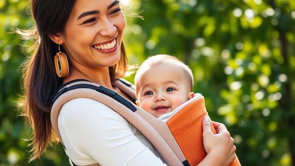 comfortable adjustable breathable carrier