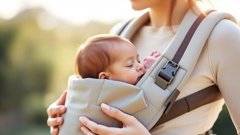 comfortable adjustable breathable carriers