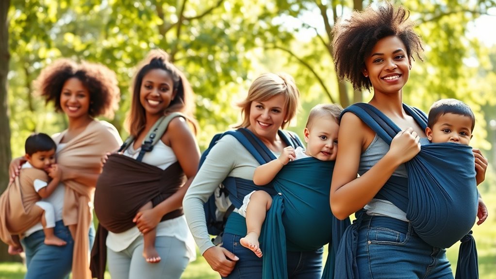 comfortable adjustable breathable carriers