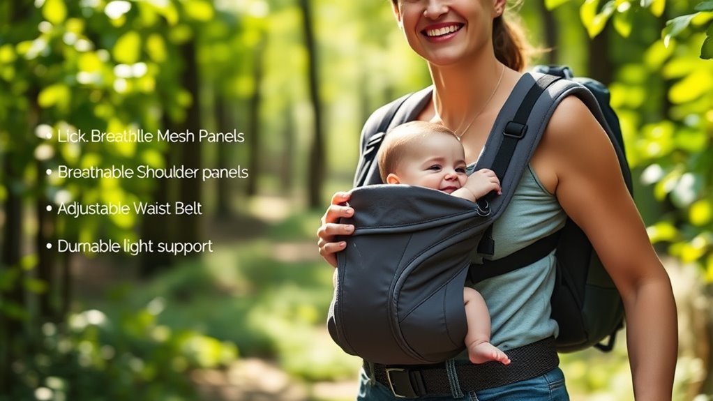 comfortable adjustable breathable support