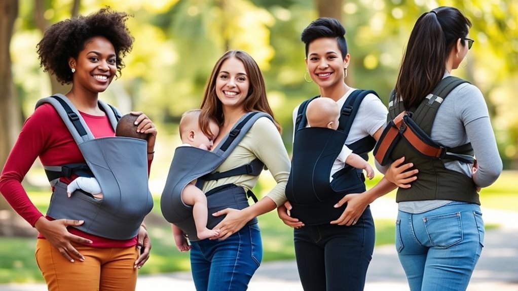 comfortable adjustable carrier features