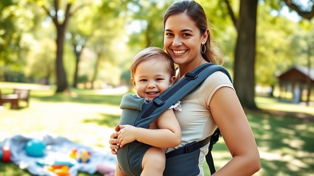 comfortable adjustable carrying options