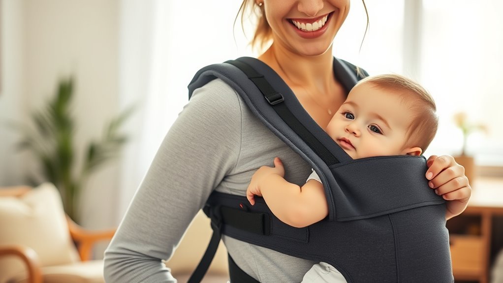 comfortable adjustable carrying options