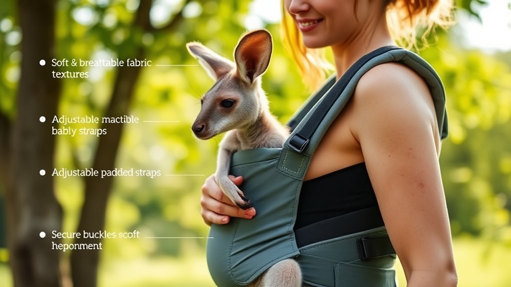 comfortable adjustable safe carrier