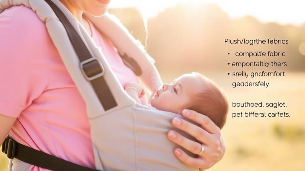 comfortable adjustable safe carrier