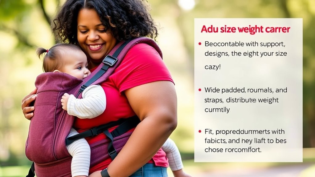 comfortable adjustable supportive carrier
