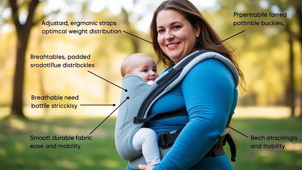 comfortable adjustable supportive carrier
