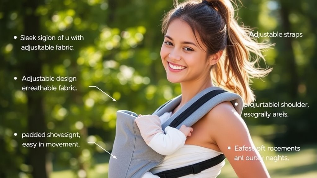 comfortable adjustable supportive carriers