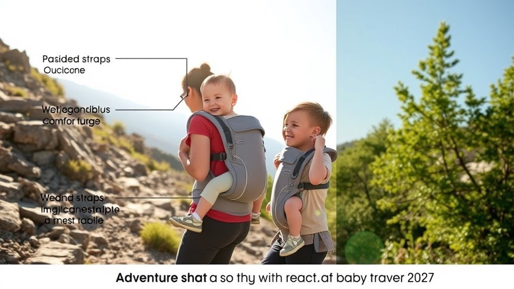 comfortable adjustable travel carrier