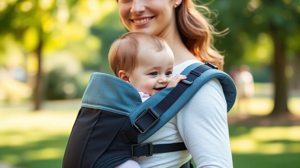 comfortable ergonomic baby carrier