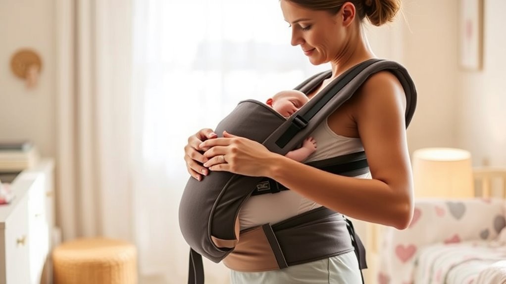 comfortable supportive postpartum carrier