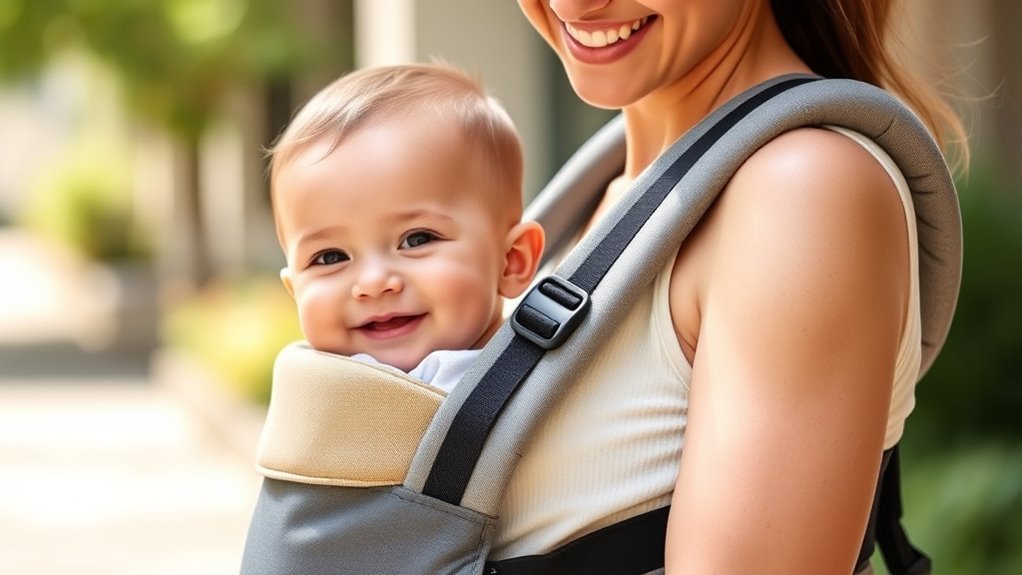 ergonomic adjustable breathable carriers