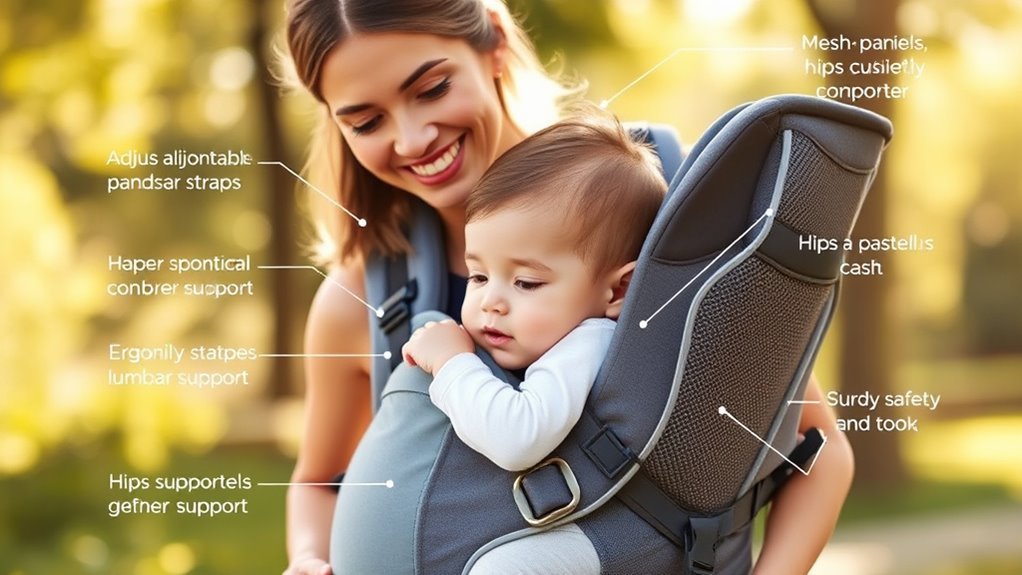 ergonomic adjustable safe carrier