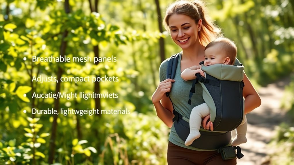 lightweight comfortable adjustable carrier