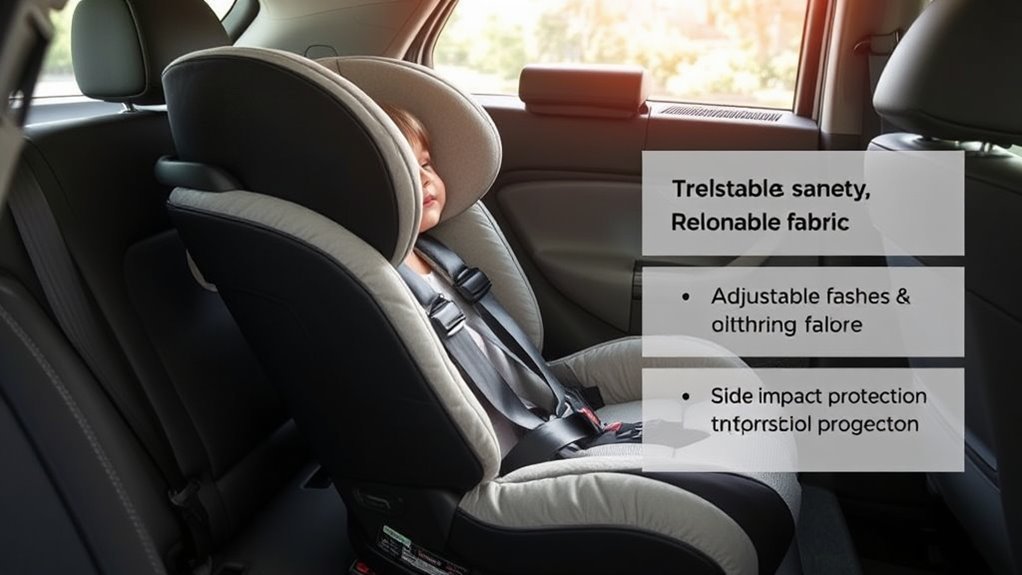 recline safety fit comfort