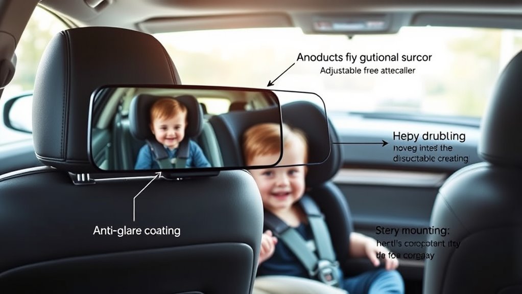 safe adjustable car mirrors