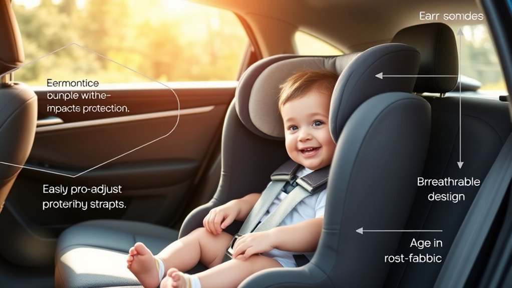 safe comfortable car seat