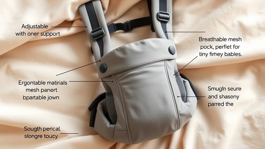safe supportive adjustable carriers
