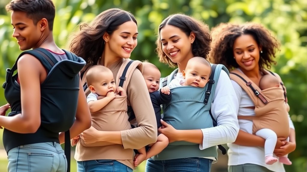 top shoulder baby carriers