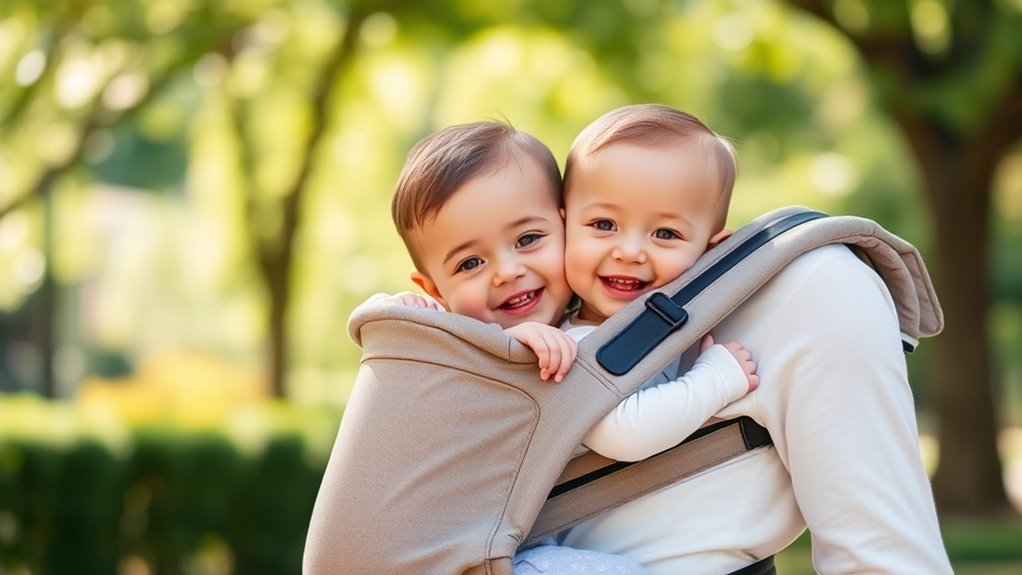 top twin baby carriers