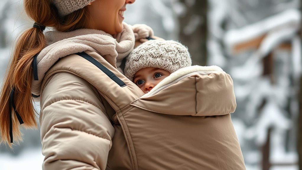 winter baby carrier covers